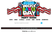 Tablet Screenshot of 4thofjuly.wantickets.com