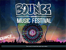 Tablet Screenshot of bouncemusicfestival.wantickets.com
